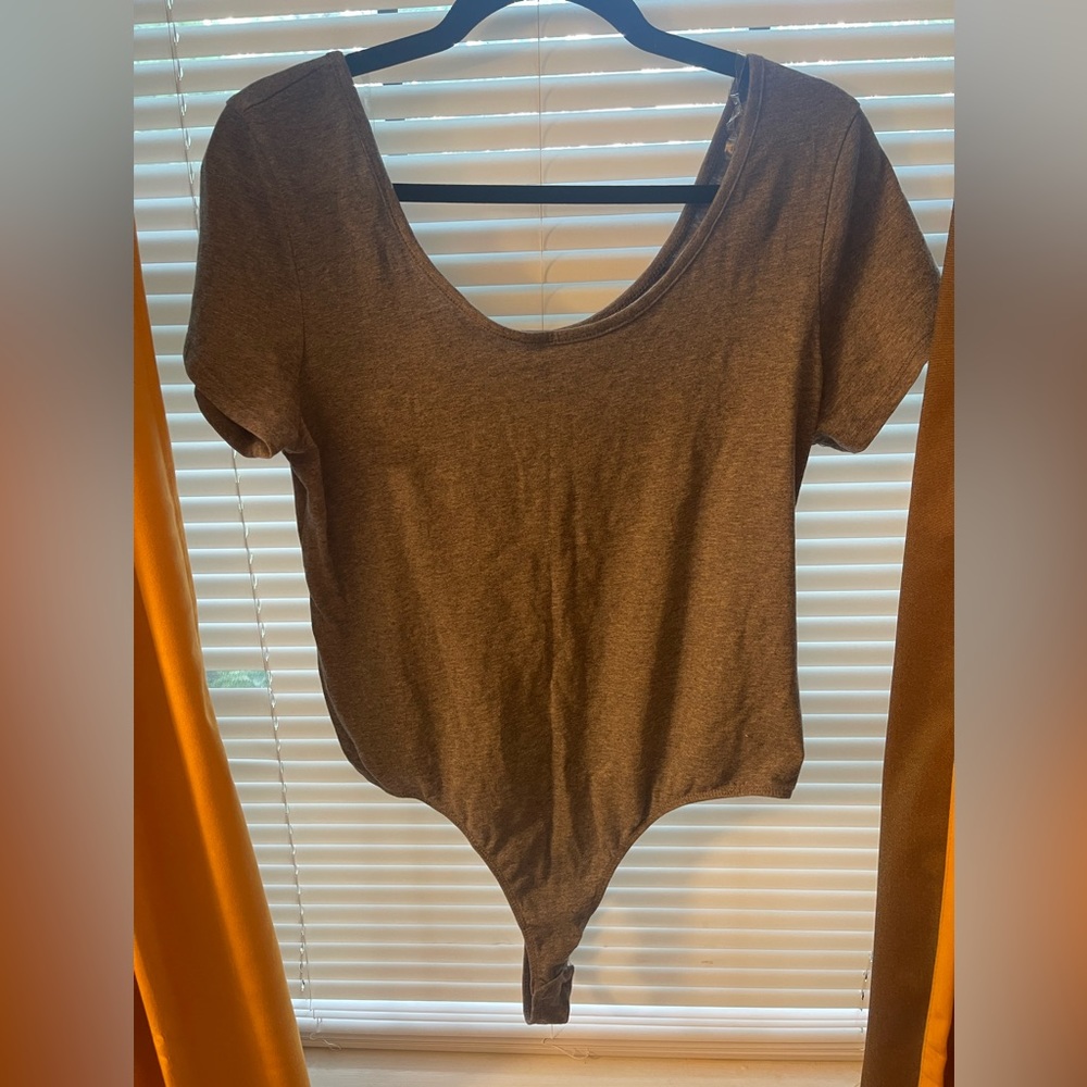 BodySuit - Gray - Cotton - Undershirt - Tight Fit